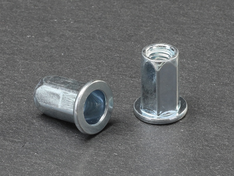 Flat head full hex body steel