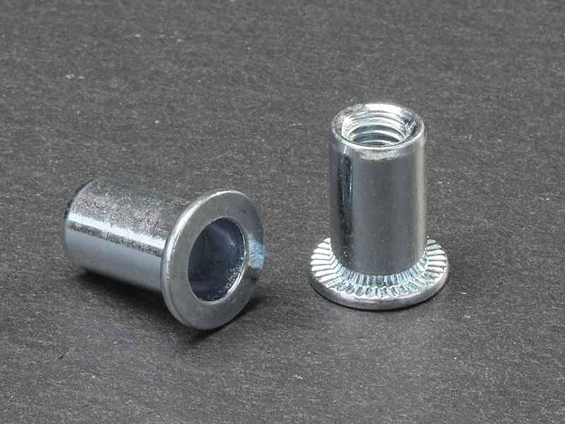 Flat head round body steel