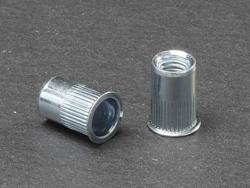 Reduce head knurled body steel